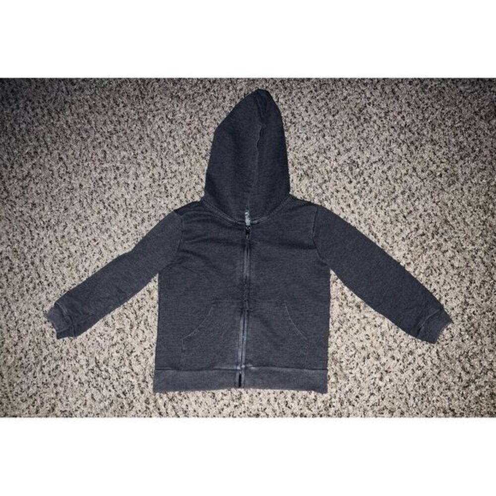 Wonder Nation boys gray light weight zipper hoodie size 4T